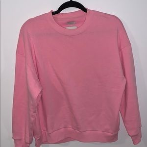 american eagle hot pink crew neck